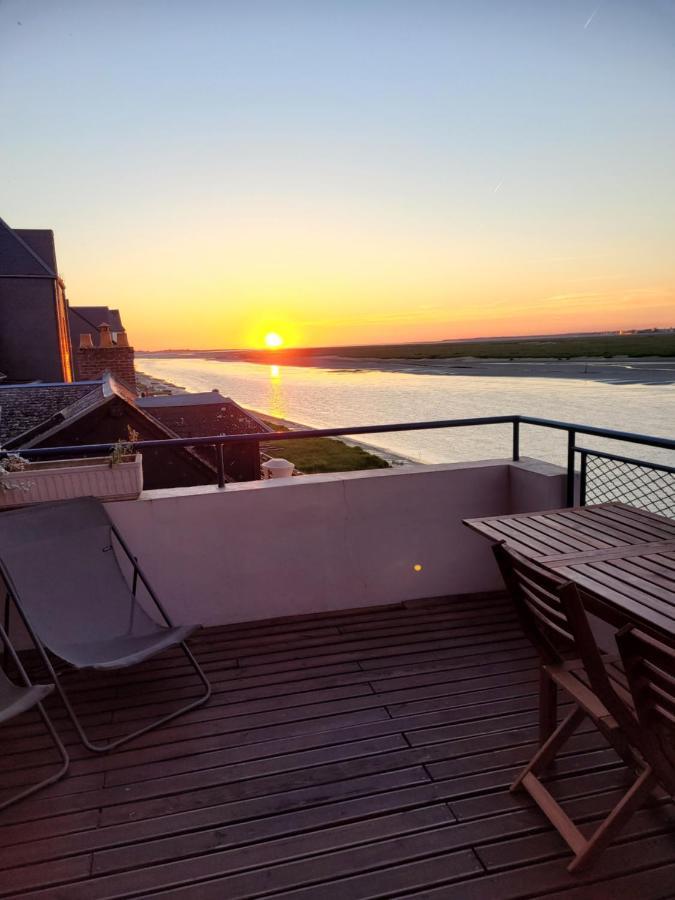 شقة Vue Et Terrasse Panoramique Sur La Baie De Somme سانت فاليري سور سوم المظهر الخارجي الصورة