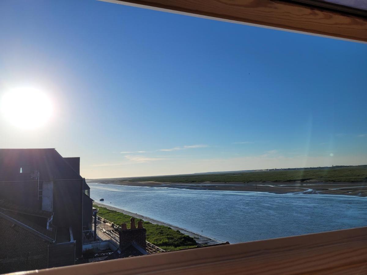 شقة Vue Et Terrasse Panoramique Sur La Baie De Somme سانت فاليري سور سوم المظهر الخارجي الصورة